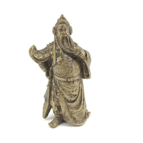 Kovová soška Kwan Kung - mocný ochránce práva a spravedlnosti - Feng shui