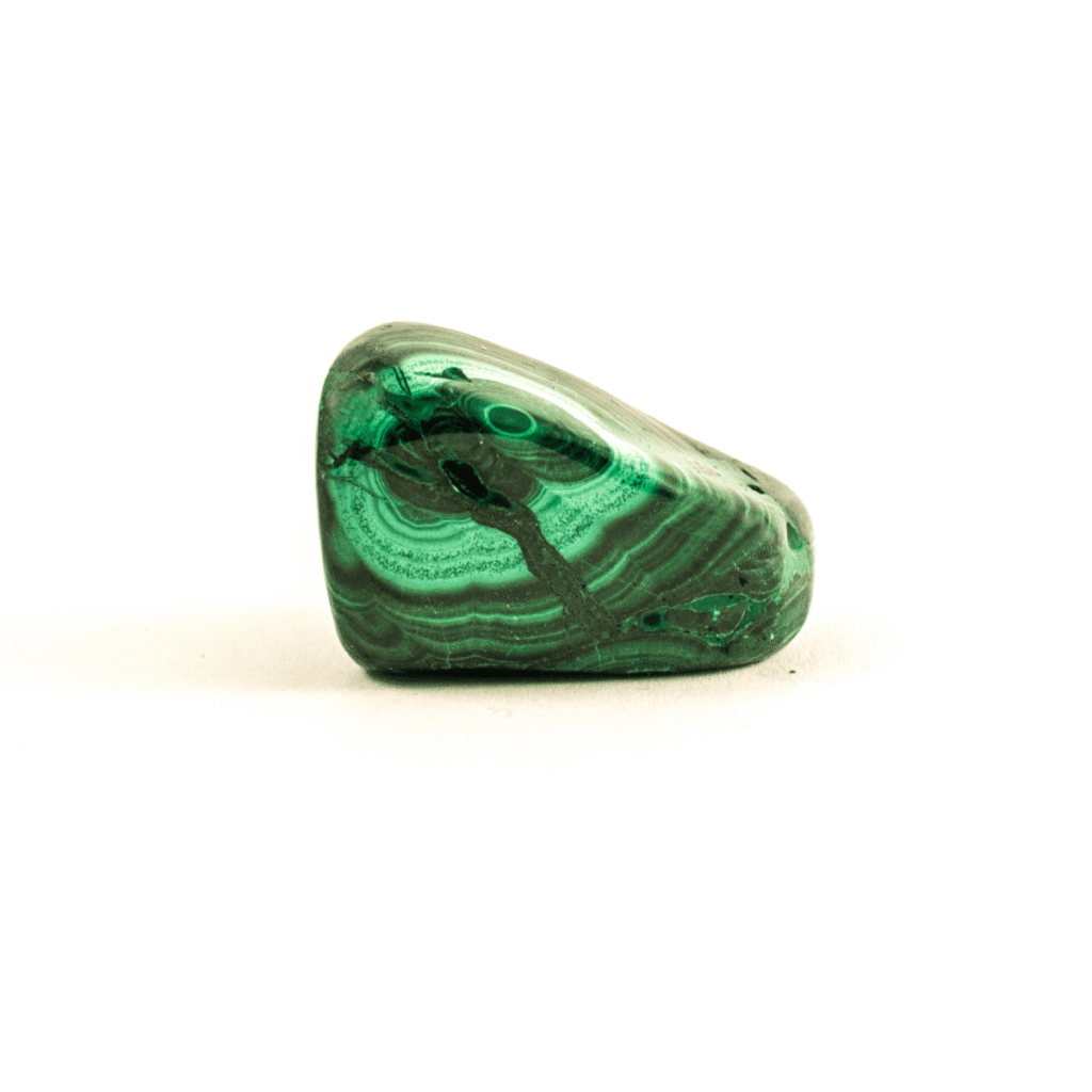 Malachit - tromlovaný kámen
