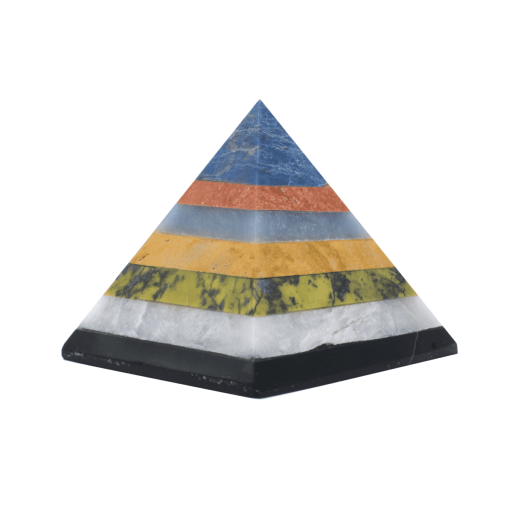 Mix minerálů - Čakrová pyramida