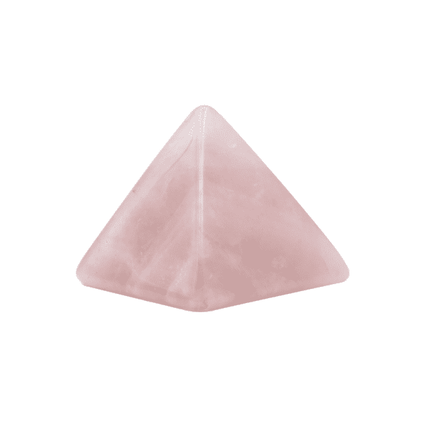 Milujeme Kameny - růženín tromlovaný kámen - pyramida