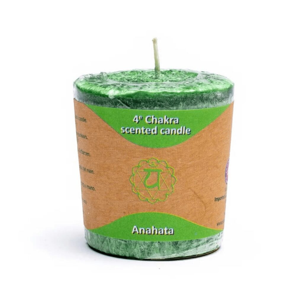 4. čakra - Anahata - Čakrová svíčka