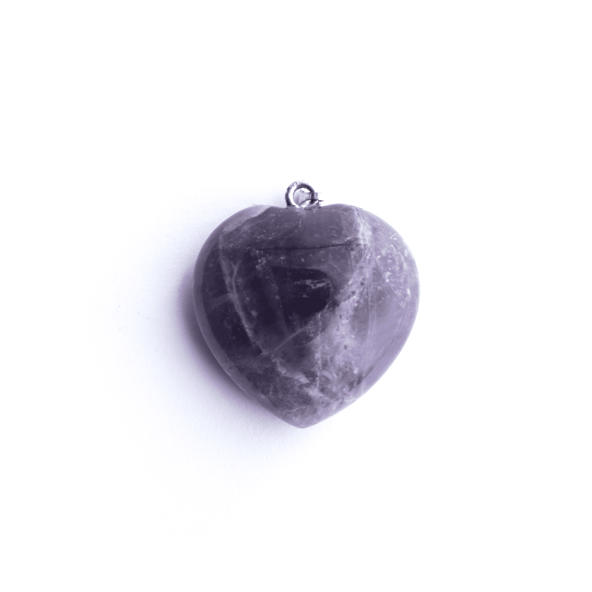 Milujeme Kameny - přívěšek ametystové srdce