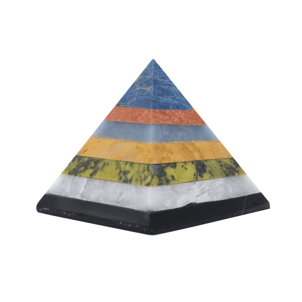 Mix minerálů - Čakrová pyramida