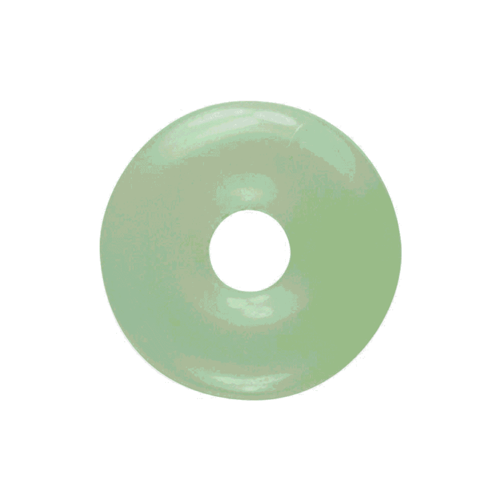 Jadeit - donut - tromlovaný kámen