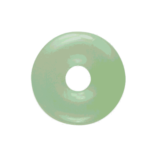 Jadeit - donut - tromlovaný kámen