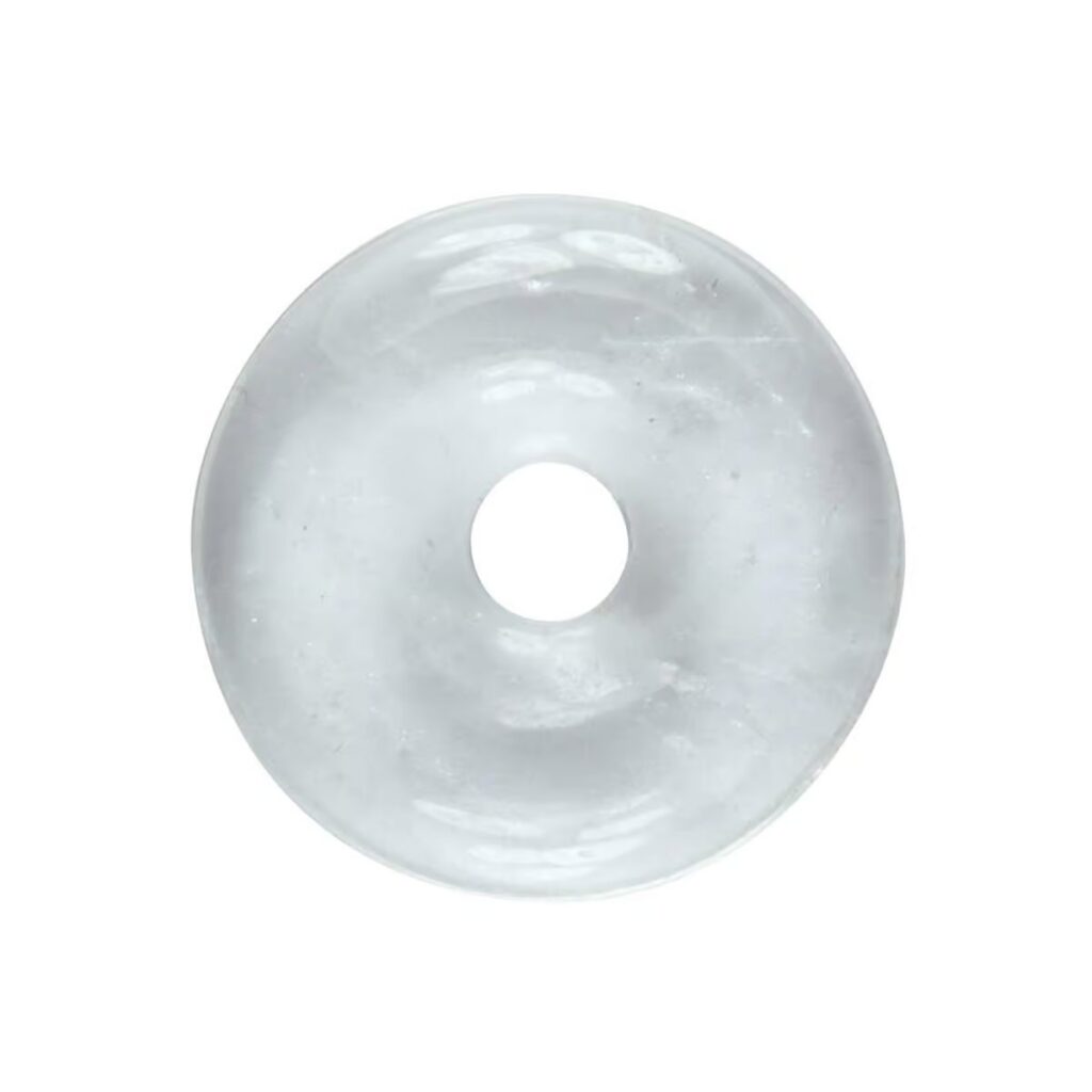 Křišťál - donut - tromlovaný kámen