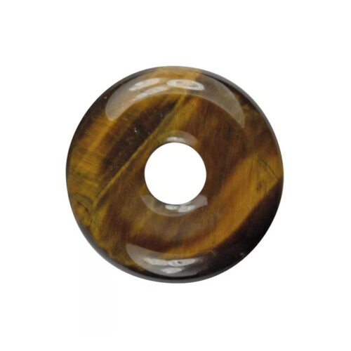 Tygří oko - donut - tromlovaný kámen