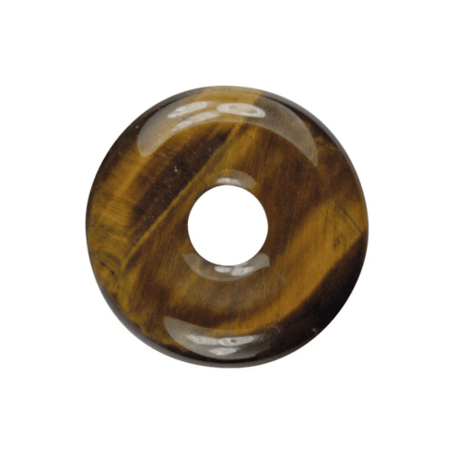 Tygří oko - donut - tromlovaný kámen