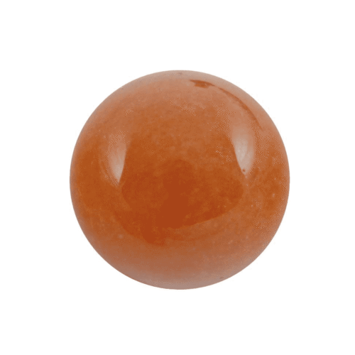 Avanturín oranžový - koule - tromlovaný kámen