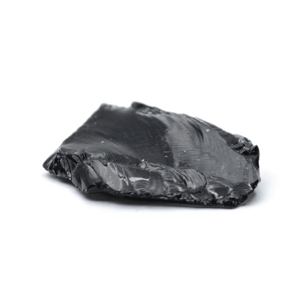 Obsidián černý - surový kámen