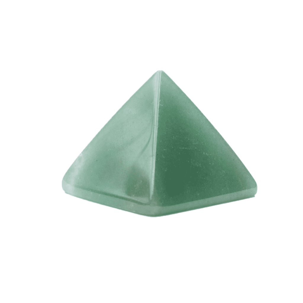 Avanturín zelený - pyramida - tromlovaný kámen
