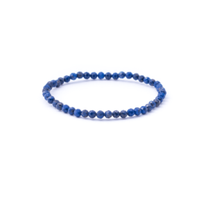 Lapis Lazuli - náramek fazetovaný kulička - Ø 4 mm
