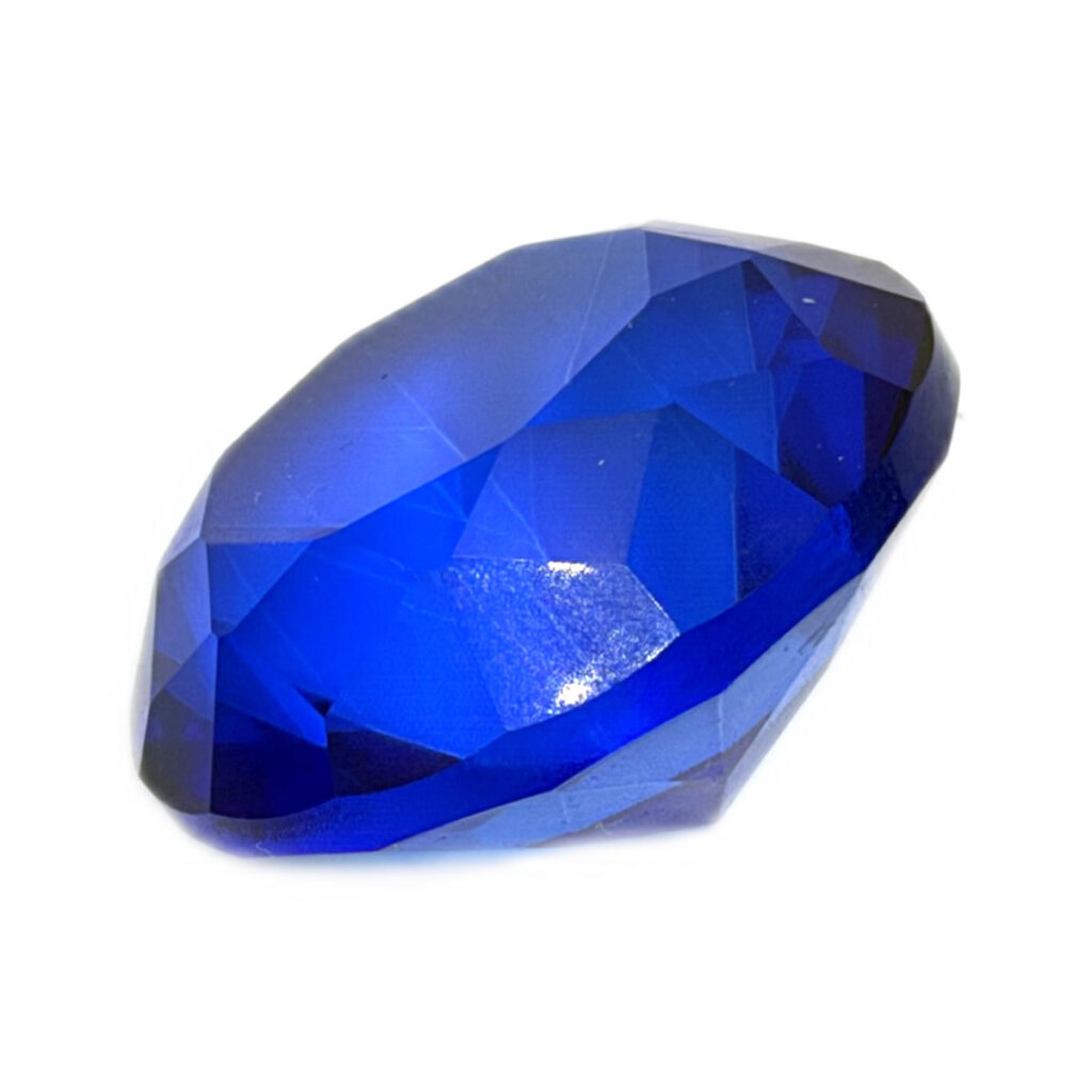 Diamant z křišťálového skla - feng shui - tmavě modrý