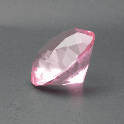 Diamant z křišťálového skla - feng shui - růžový