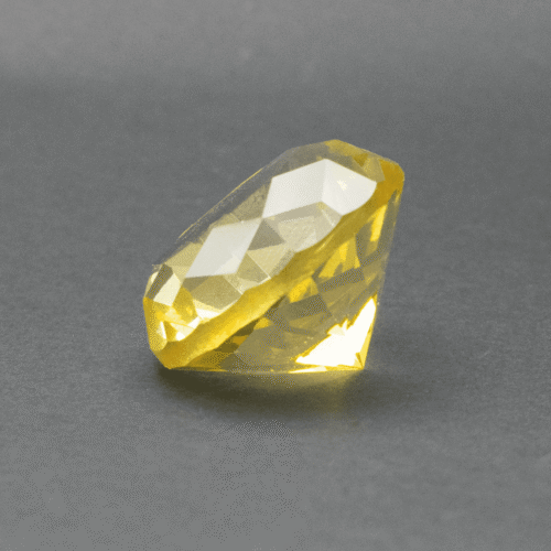 Diamant z křišťálového skla - feng shui - žlutý