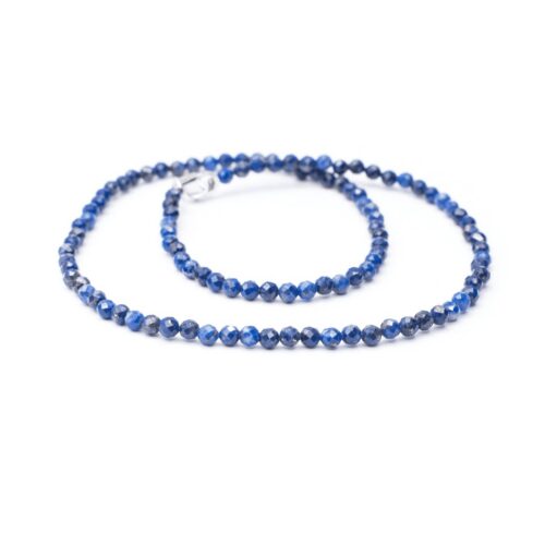 Lapis Lazuli - náhrdelník fazetovaný kulička