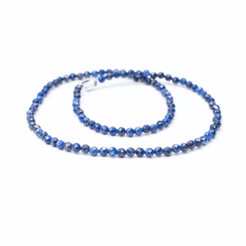 Lapis Lazuli - náhrdelník fazetovaný kulička