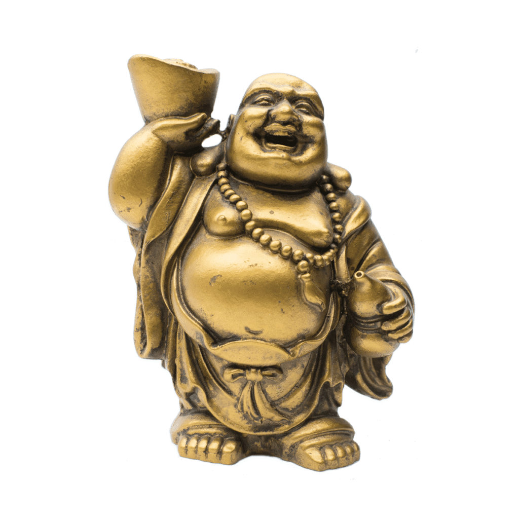 Buddha nesoucí ingot - soška Feng shui