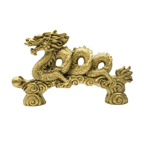 Drak na podstavci – soška feng shui – velký
