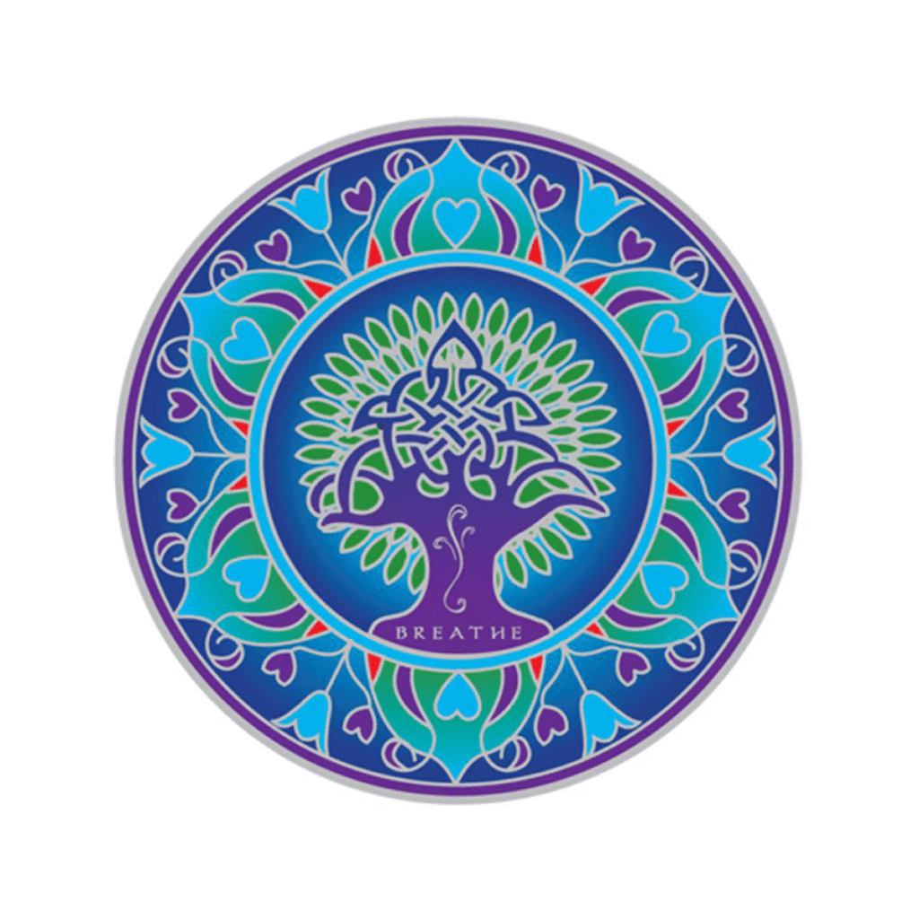 Země - mandala - samolepka na sklo