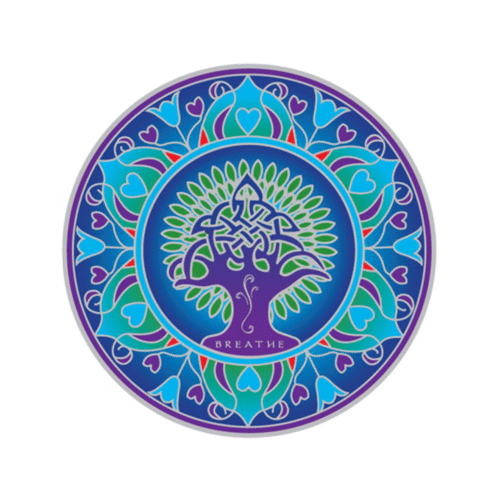 Země - mandala - samolepka na sklo