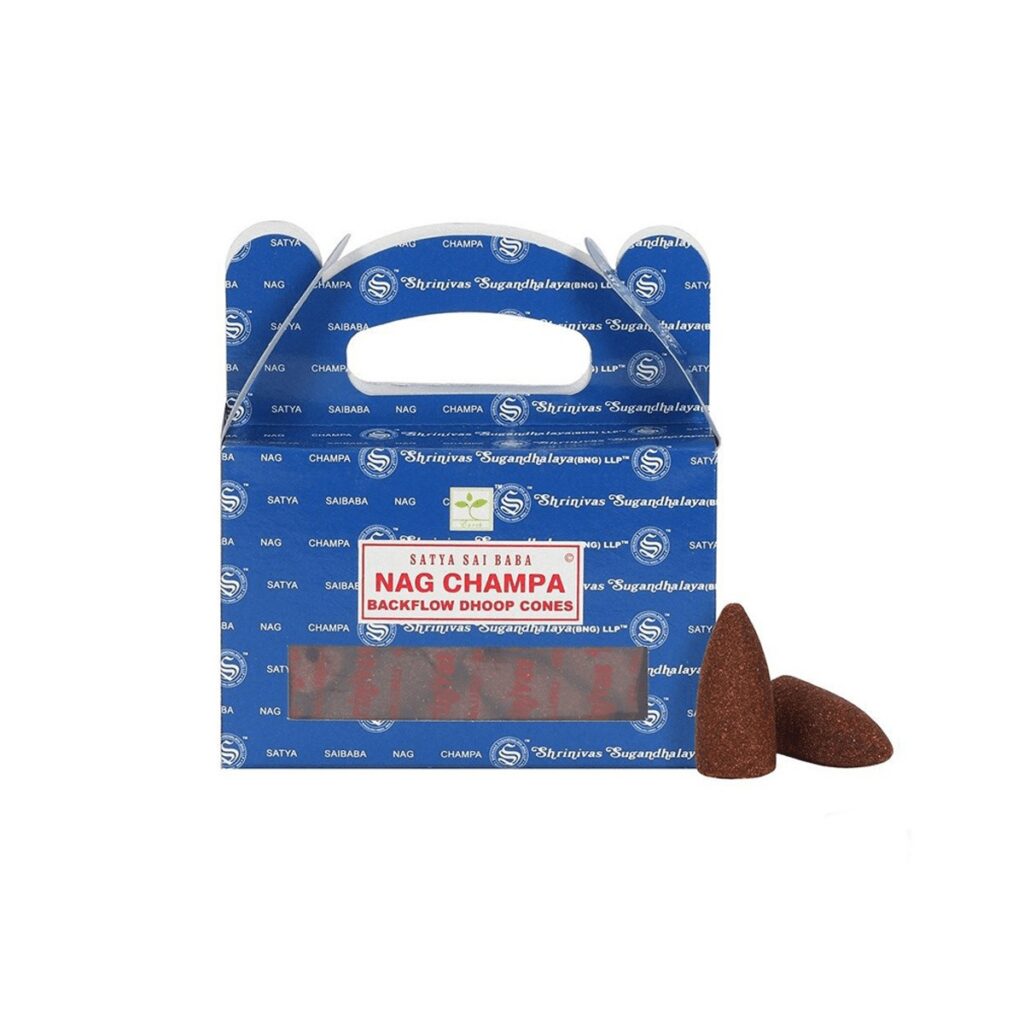 Nag champa – indické vonné františky "Tekoucí dým" Satya