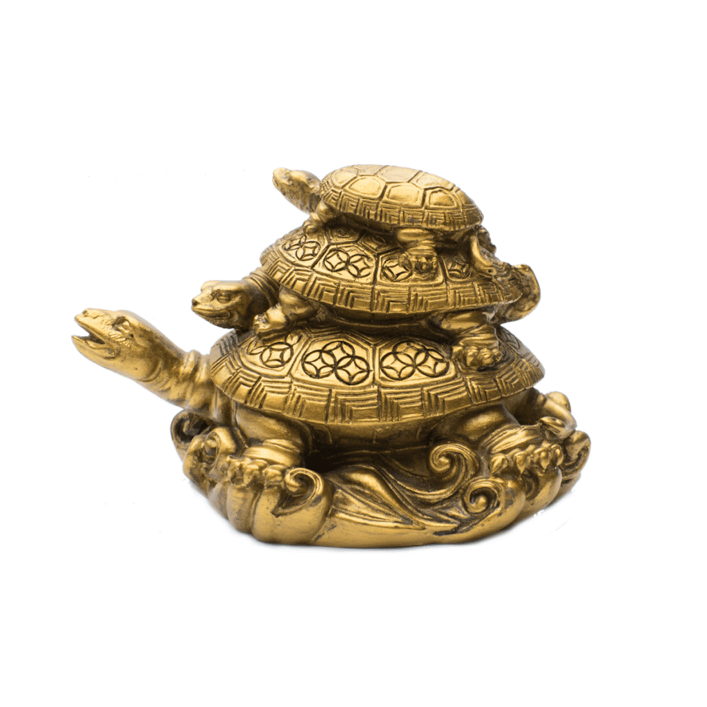 Želvy generací - soška Feng shui