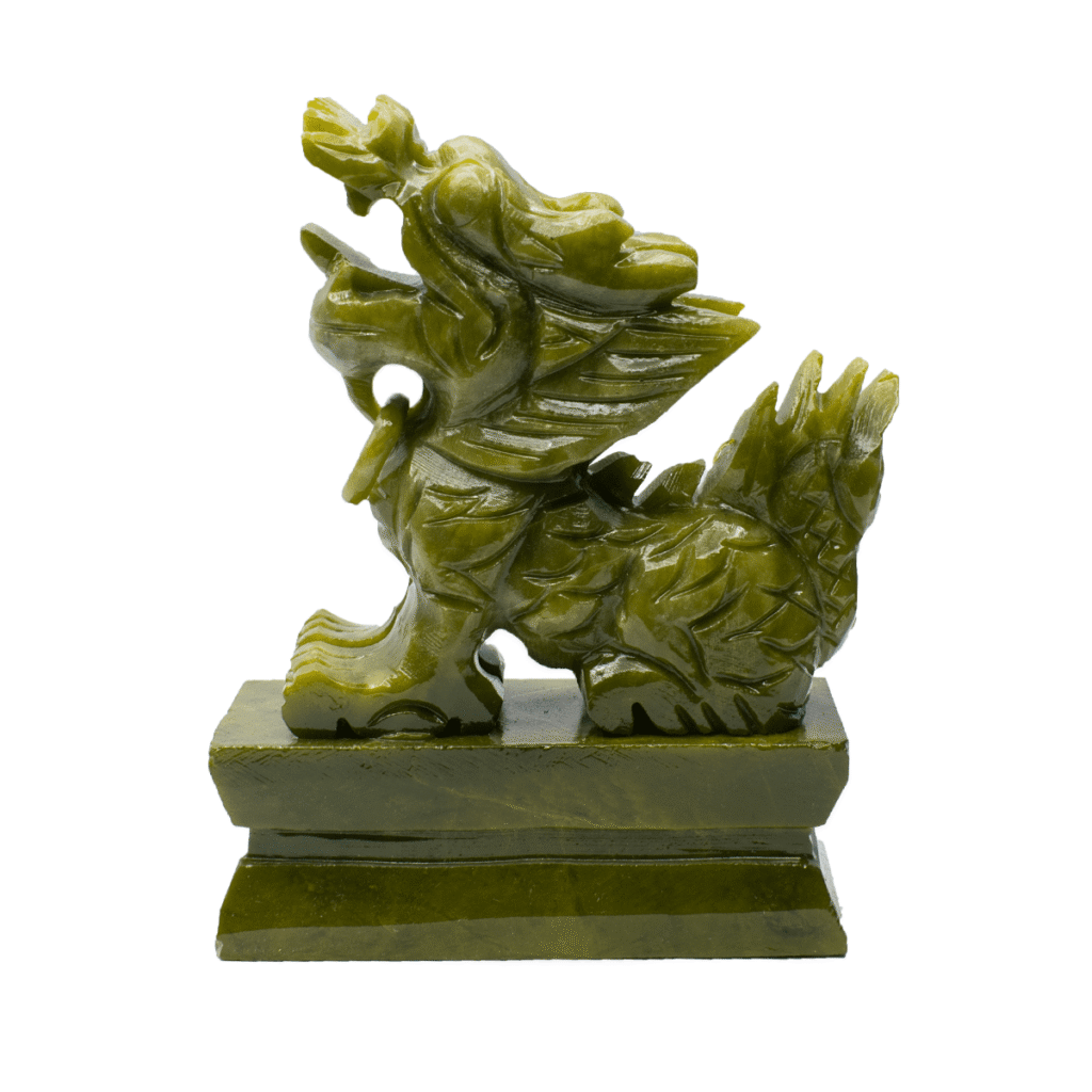 Čchi lin - nefritová soška - feng shui - velká