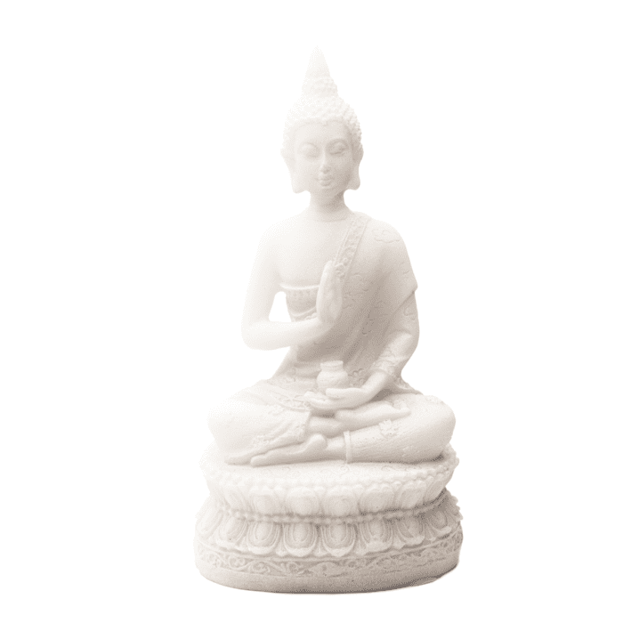 Buddha medicíny a léčení - velký bílý - soška feng shui