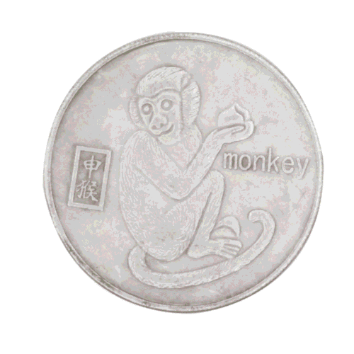 Opice - čínský lunární kalendář - mince