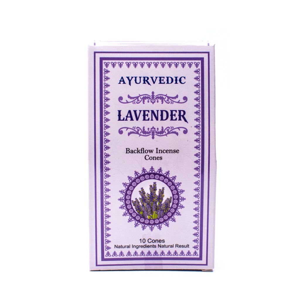 Levandule - indické vonné františky "Tekoucí dým" Masala Incense