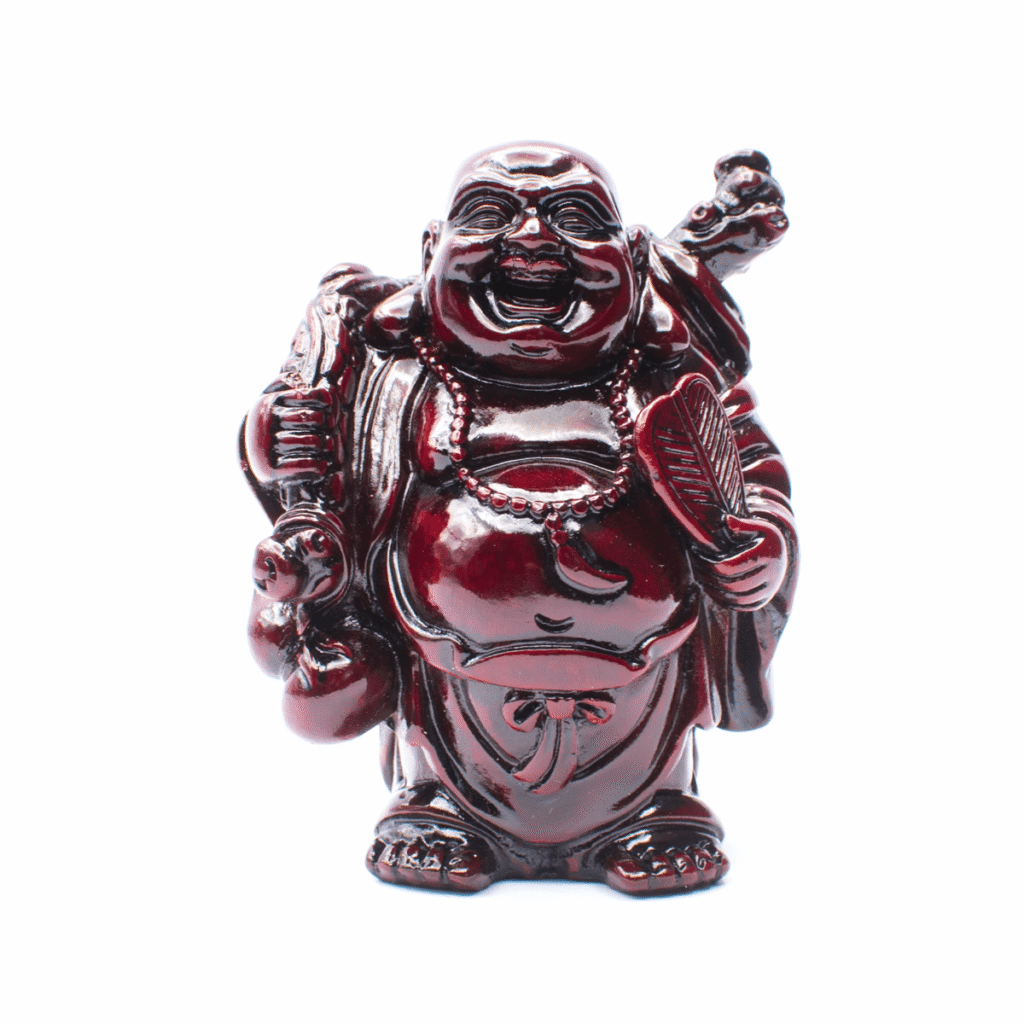 Buddha bohatství s větví - soška Feng shui - malá