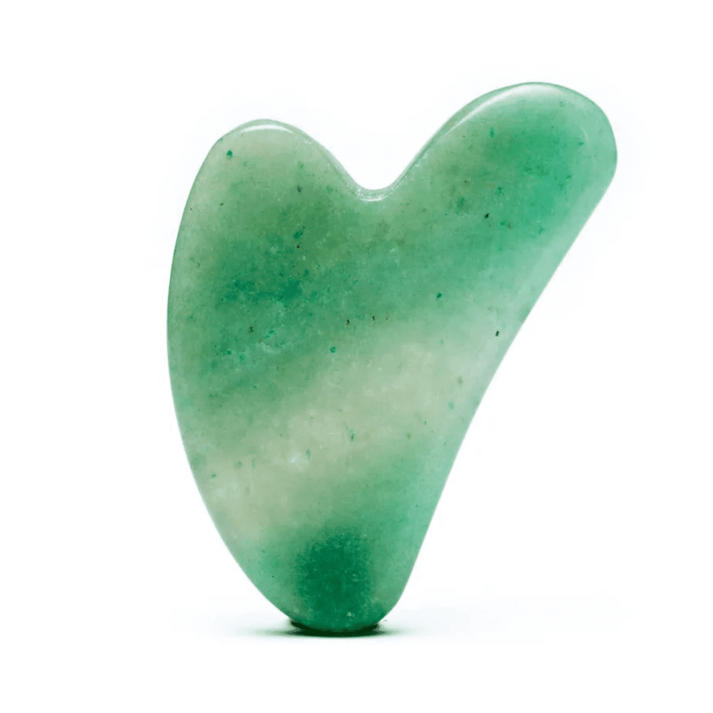 Avanturín zelený - Gua Sha - masážní kámen