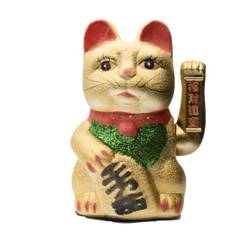 Maneki neko - mávající kočička - soška feng shui - velká