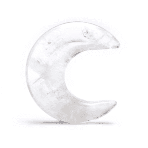 Křišťál - měsíc - tromlovaný kámen