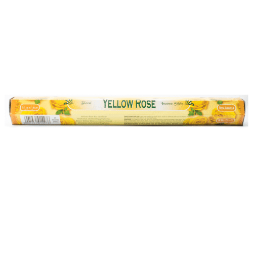 Žlutá růže - vonné tyčinky Tulasi