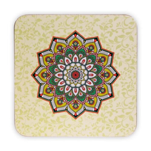Podtácek - mandala - čtverec
