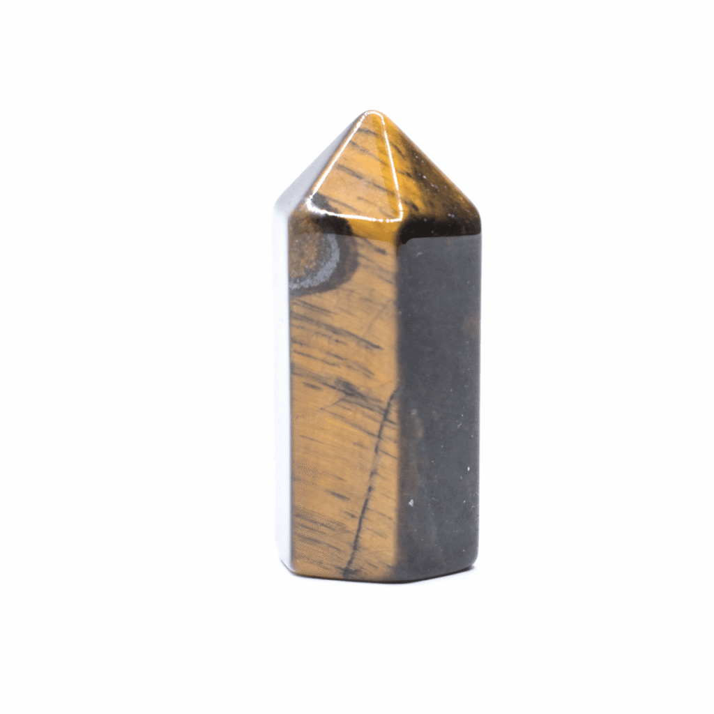 Tygří oko - obelisk - tromlovaný kámen - mini