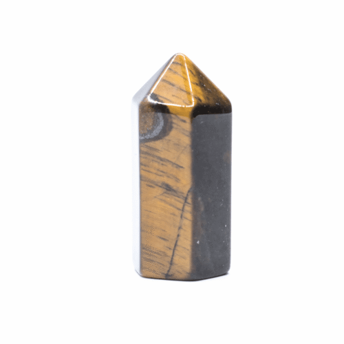 Tygří oko - obelisk - tromlovaný kámen - mini