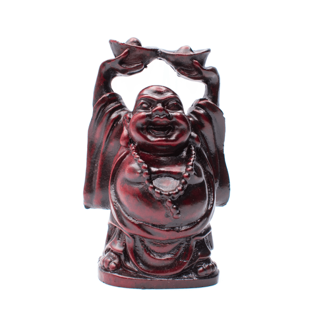 Buddha bohatství s ingoty - soška Feng shui