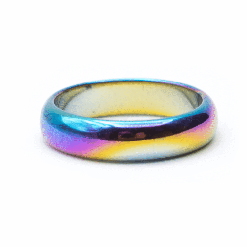 Hematit aqua aura - prsten