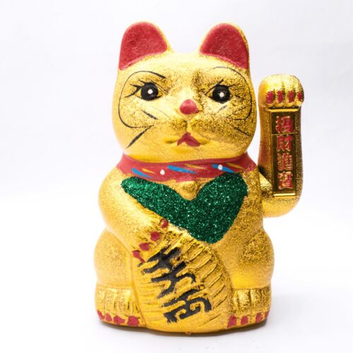 Maneki neko - mávající kočička - feng shui - malá