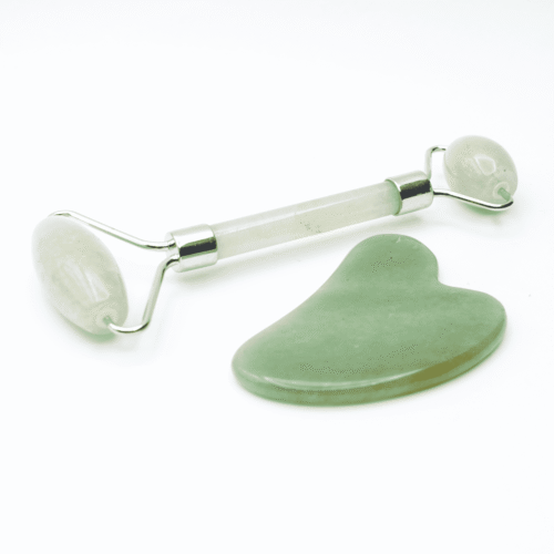 Avanturín zelený - Face roller a Gua Sha - Dárková sada
