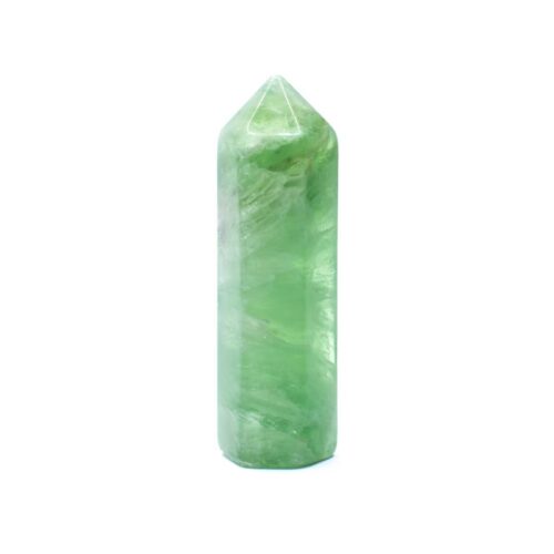 Fluorit – obelisk – tromlovaný kámen – střední