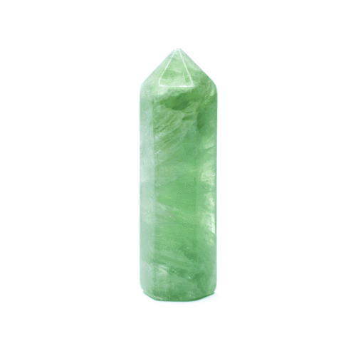 Fluorit - obelisk - tromlovaný kámen - střední