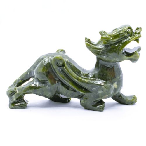 Drak - nefritová soška - Feng shui
