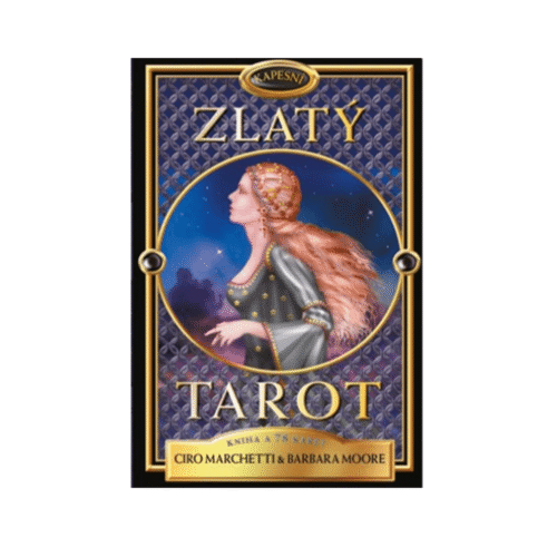 Zlatý kapesní tarot - karty a kniha