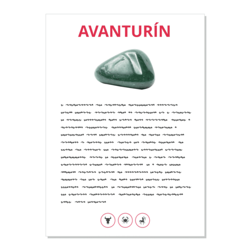 Avanturín - kartička