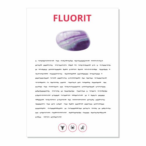Fluorit - kartička