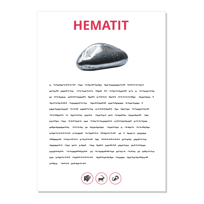 Hematit - kartička